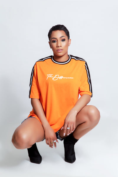Unisex The Difference T Shirt- Orange - The Difference Boutique 